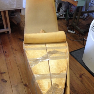 réfection d'une méridienne contemporaine à refaire