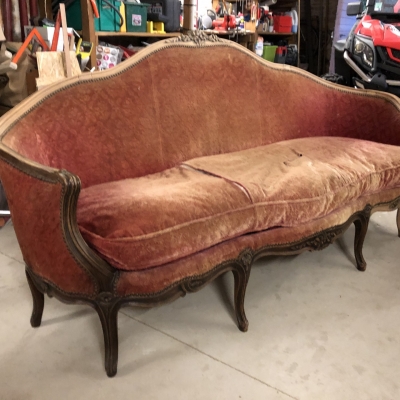 canapé corbeille Louis XV 