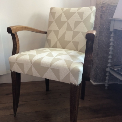 Bridge tissu chané géométrique