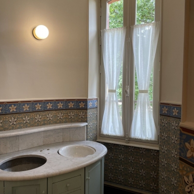 voilages vitrages pour le musé de la Villa Perrusson 