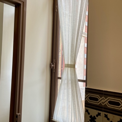 voilage vitrage pour le musé de la Villa Perrusson 